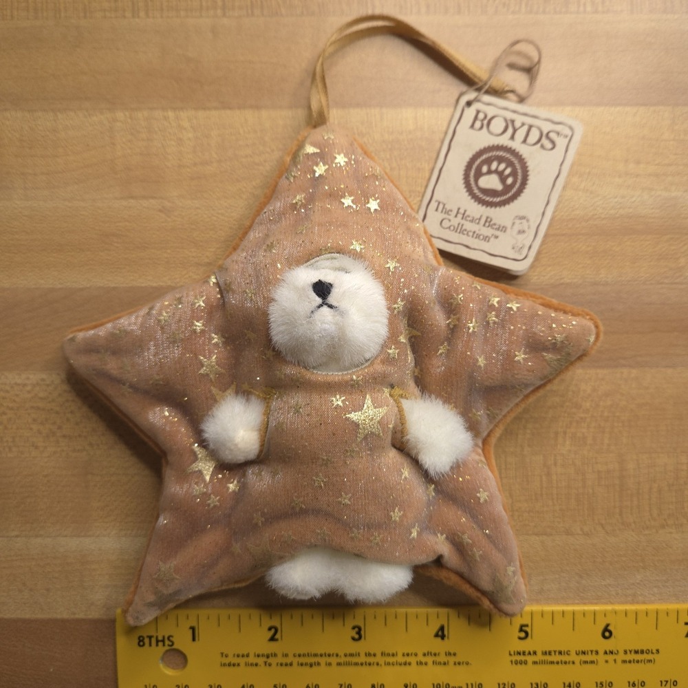 VTG 2003 Y2K Boyds Bears Little Twink Plush Star Ornament Retired NWT